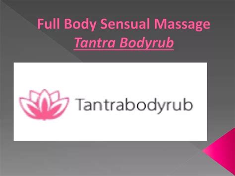 Full Body Sensual Massage Prostitute Jacksonville